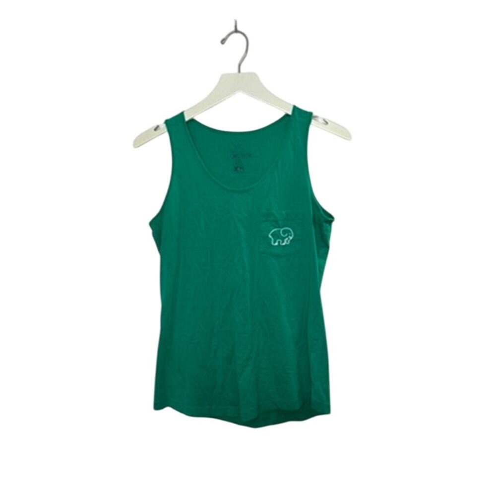 Ivory Ella Green Graphic Tank Top Women's Size XS
